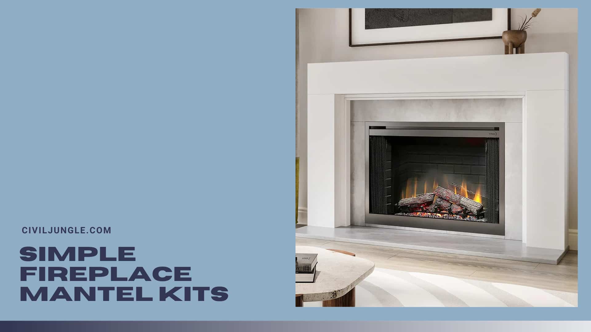 Simple Fireplace Mantel Kits