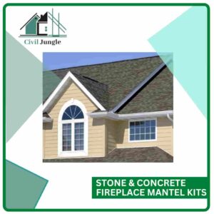 Stone & Concrete Fireplace Mantel Kits