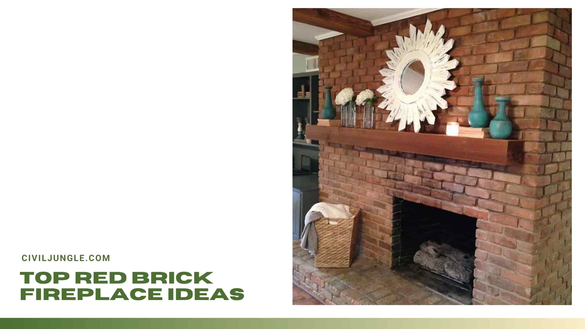 Top Red Brick Fireplace Ideas