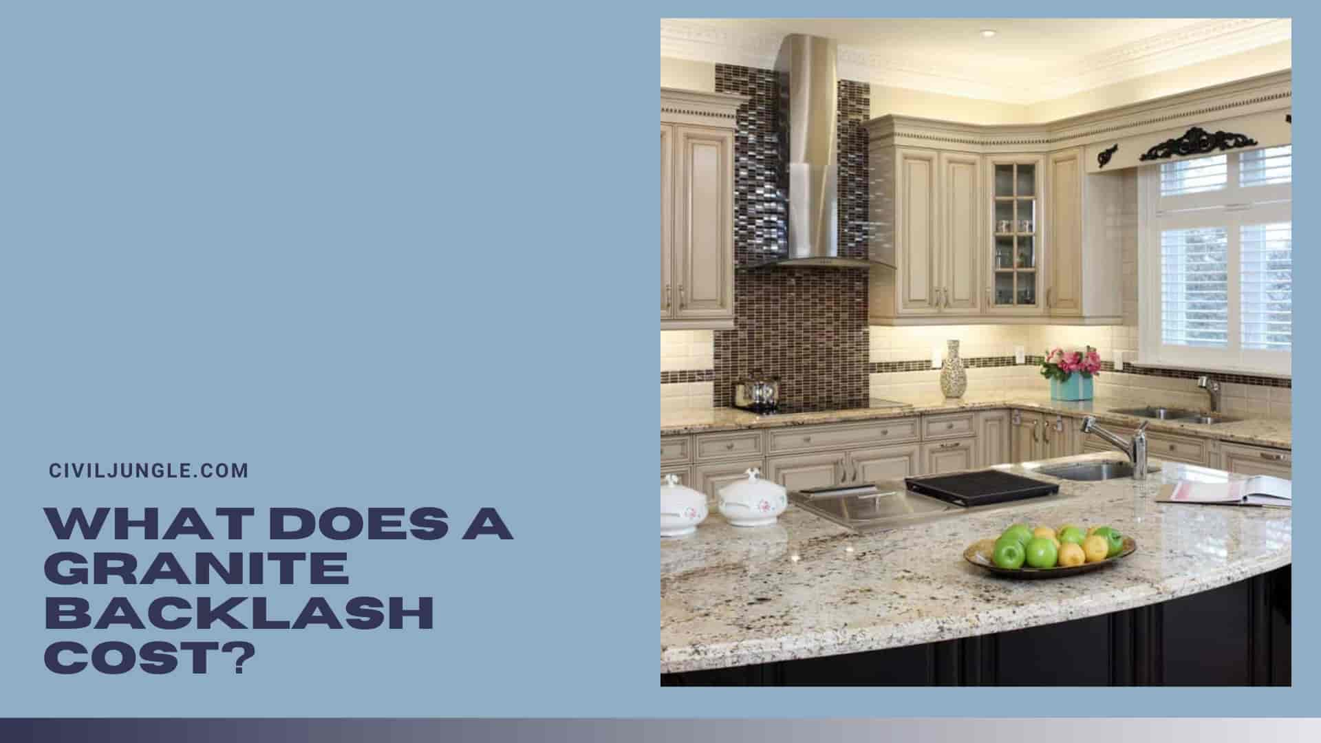 What Does a Granite Backlash Cost?