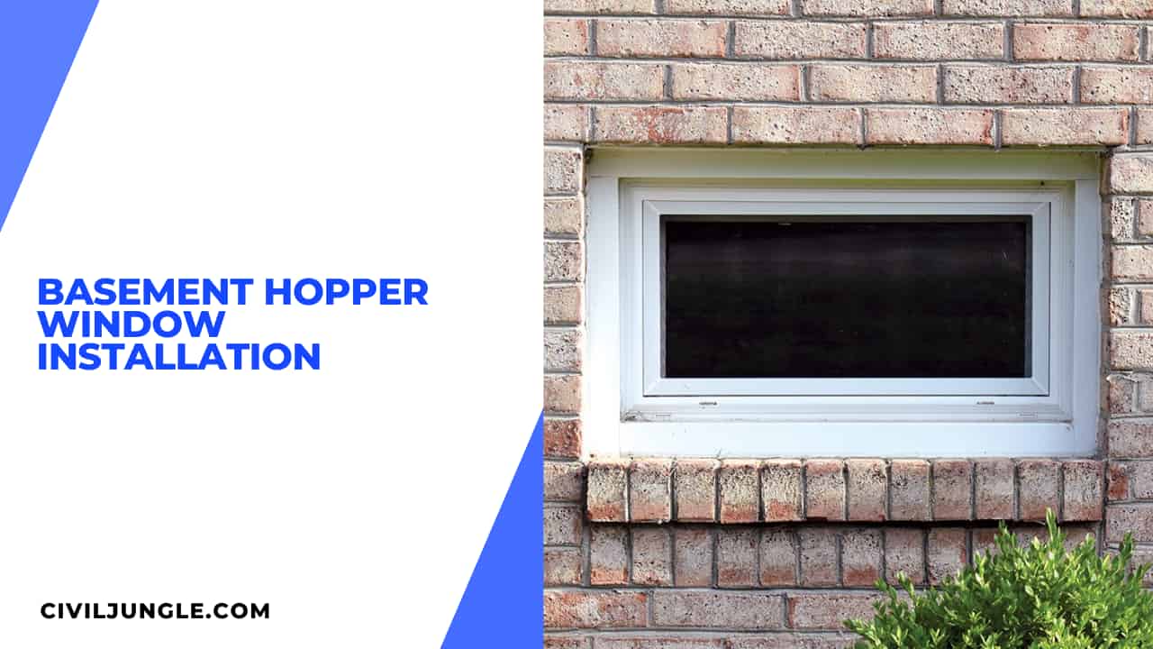 Basement Hopper Window Installation
