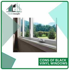 Cons of Black Vinyl Windows