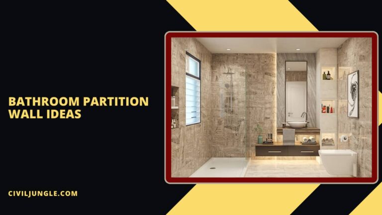 Bathroom Partition Wall Ideas