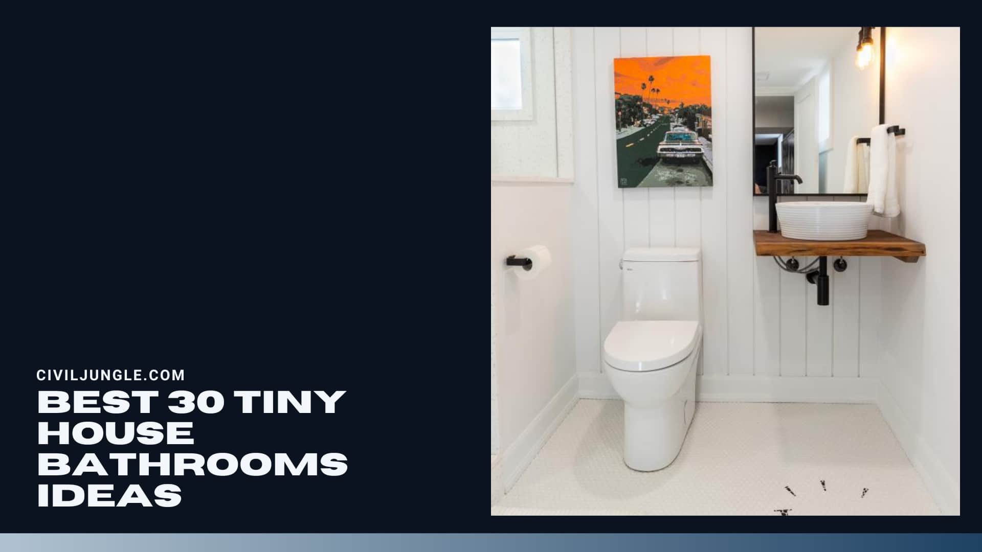 Best 30 Tiny House Bathrooms Ideas