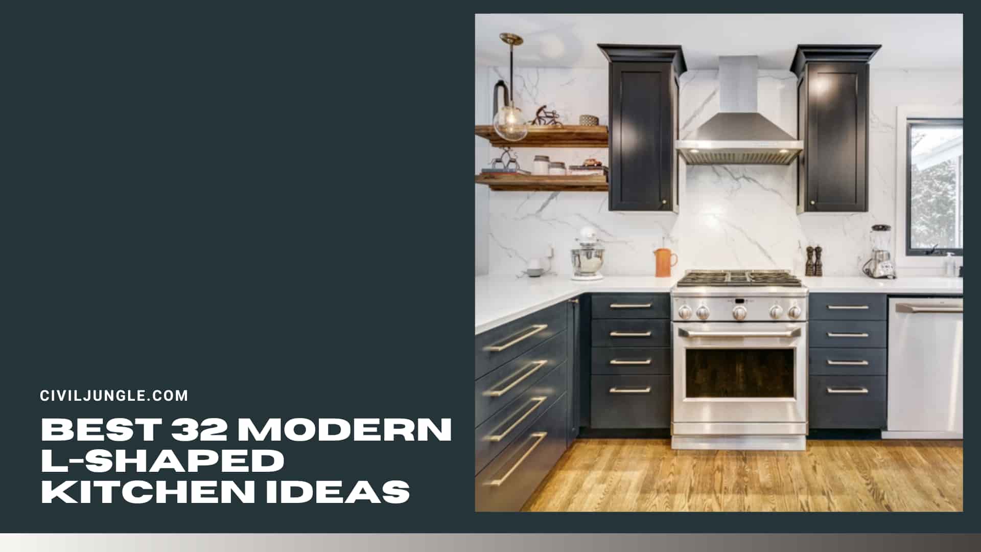 Best 32 Modern L-Shaped Kitchen Ideas