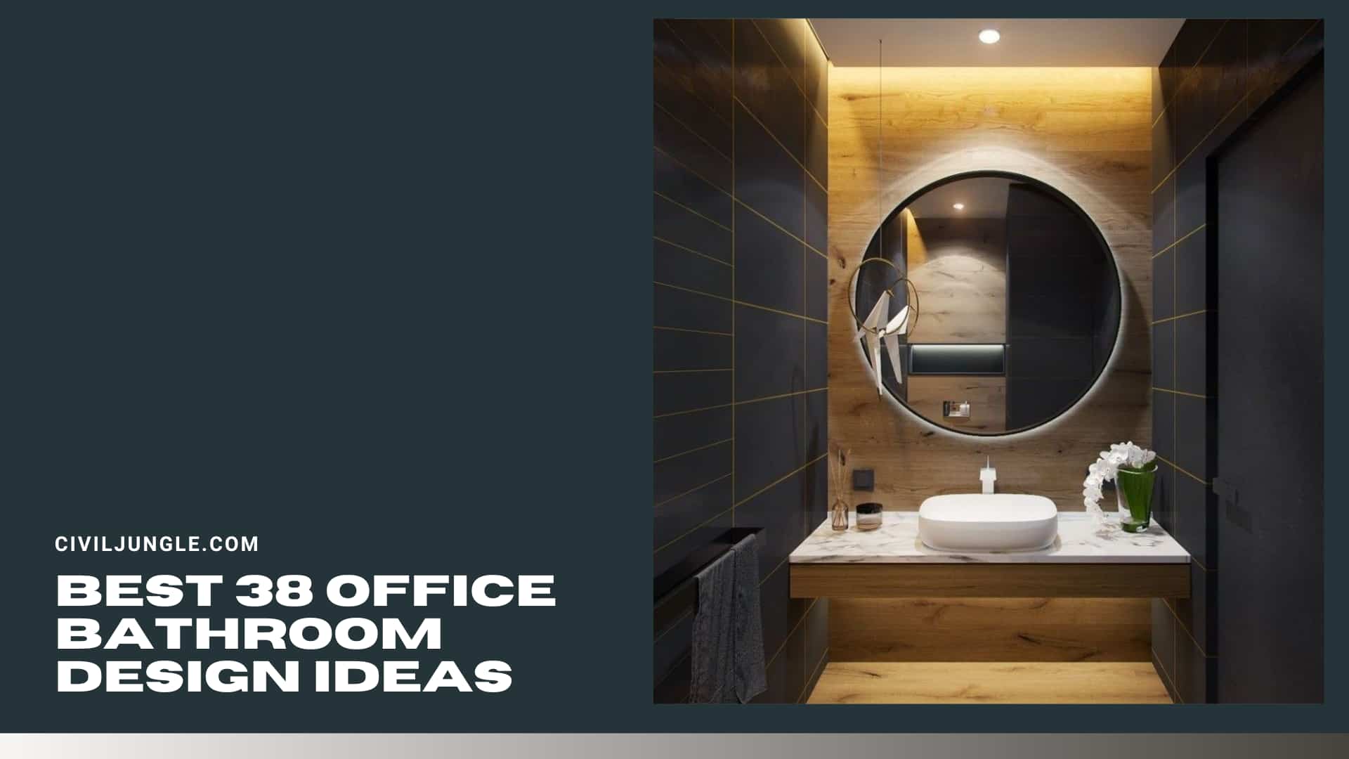 Best 38 Office Bathroom Design Ideas