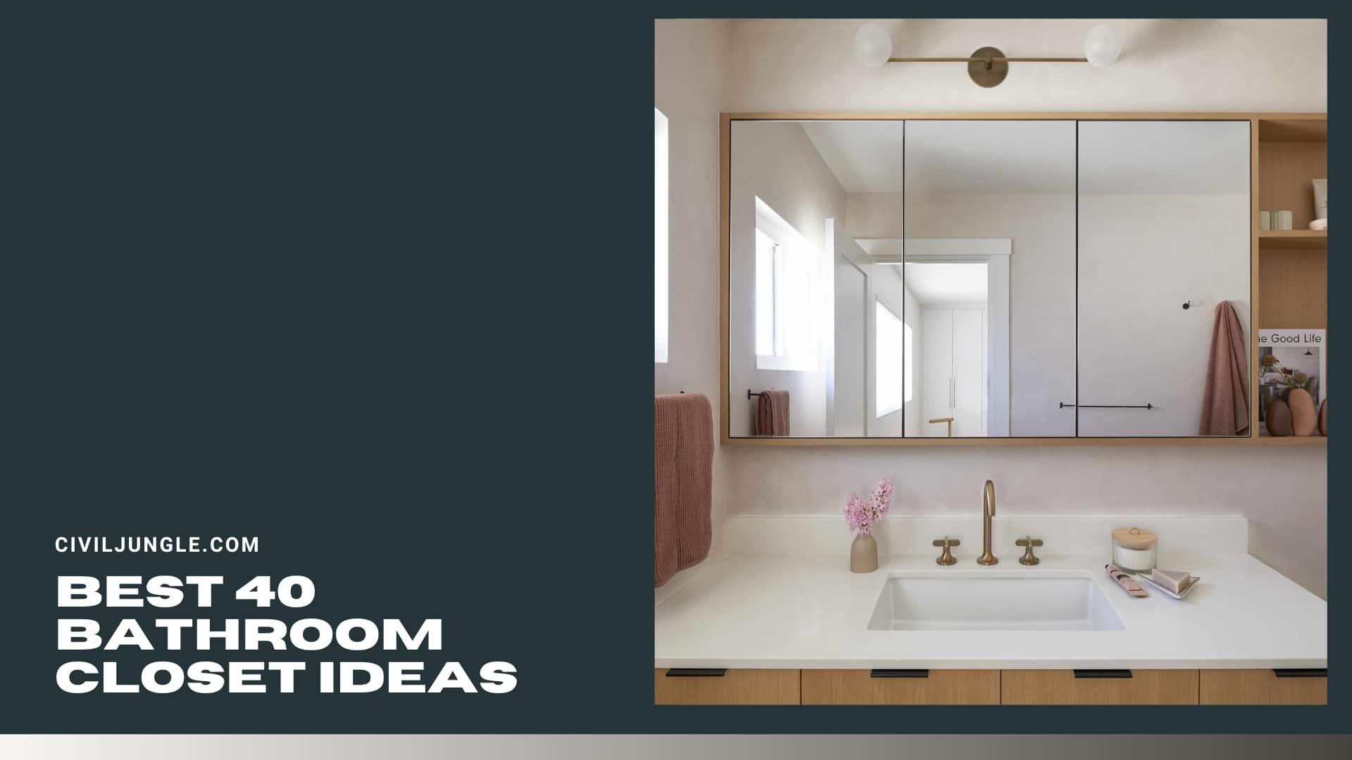 Best 40 Bathroom Closet Ideas