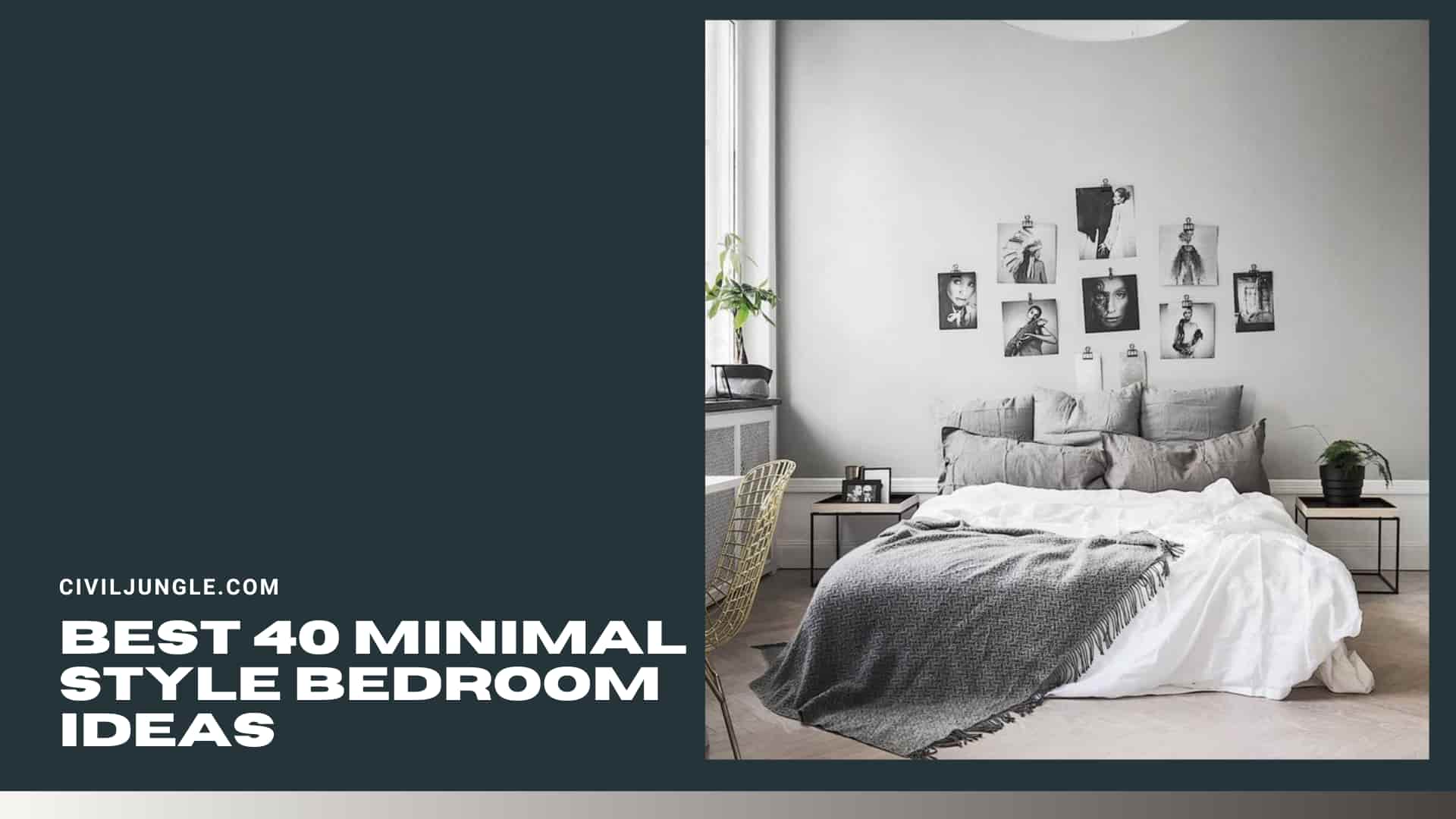 Best 40 Minimal Style Bedroom ideas