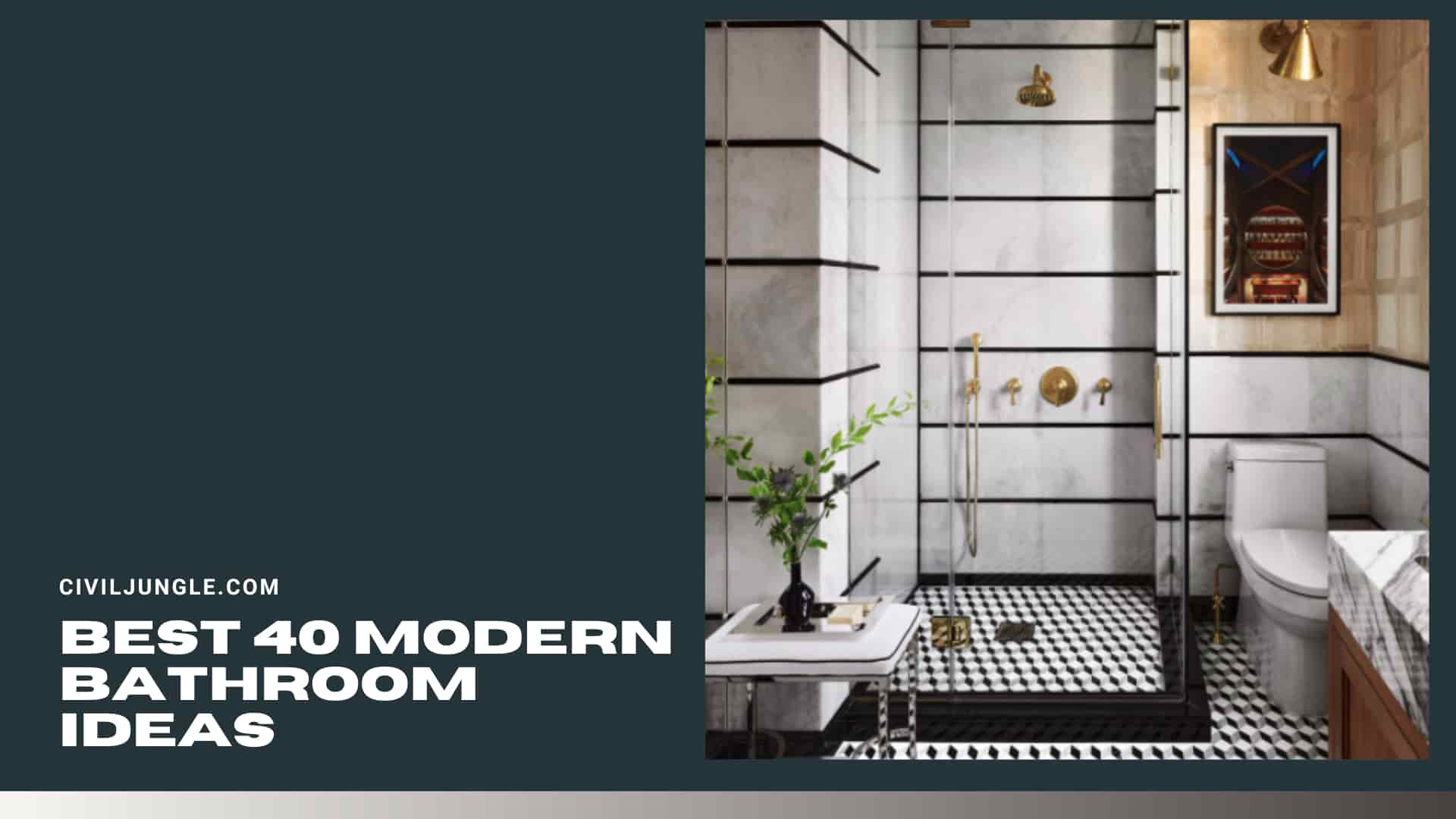Best 40 Modern Bathroom Ideas