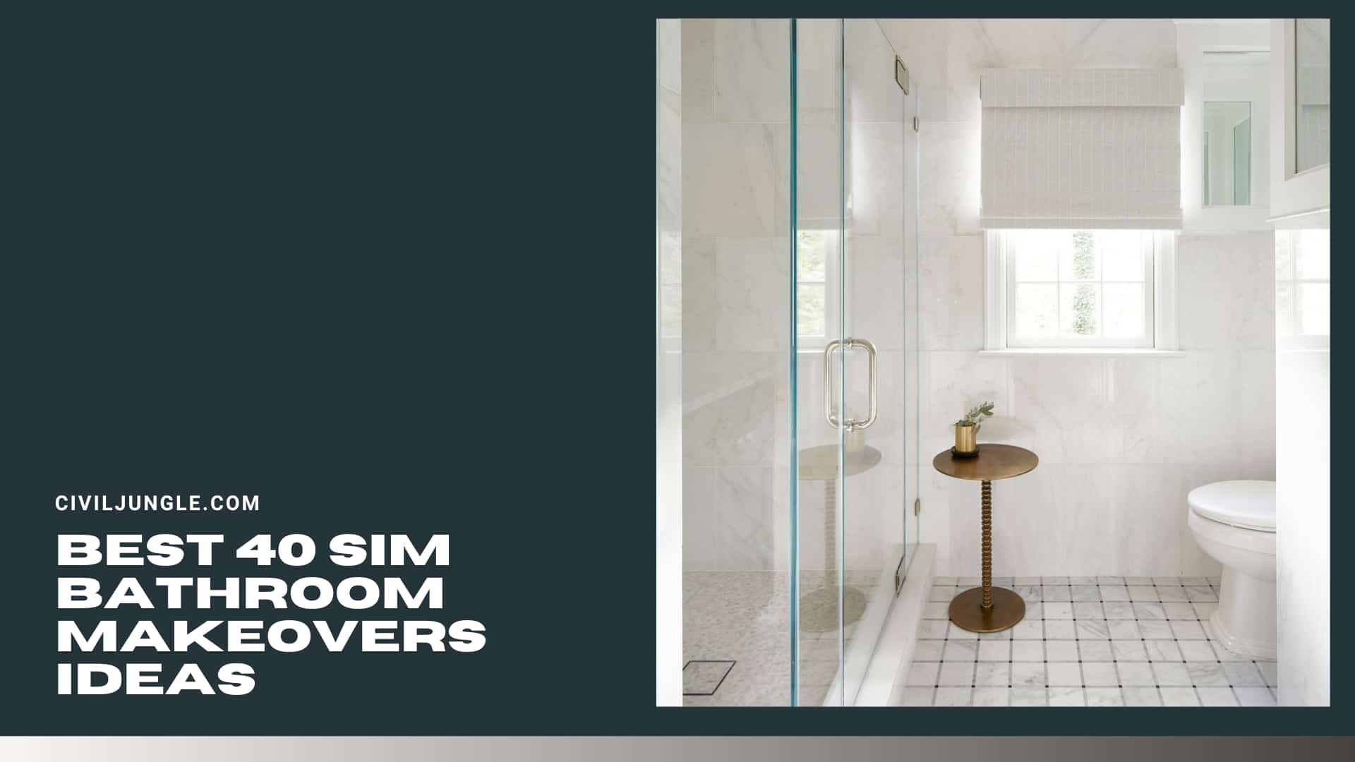 Best 40 Sim Bathroom Makeovers Ideas