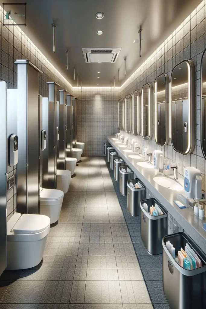 Best 40 Commercial Bathroom Ideas