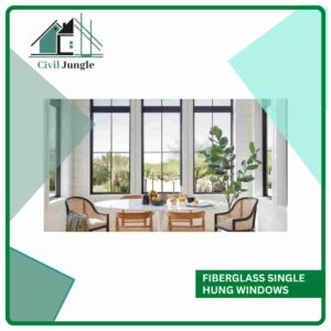 Fiberglass Single Hung Windows