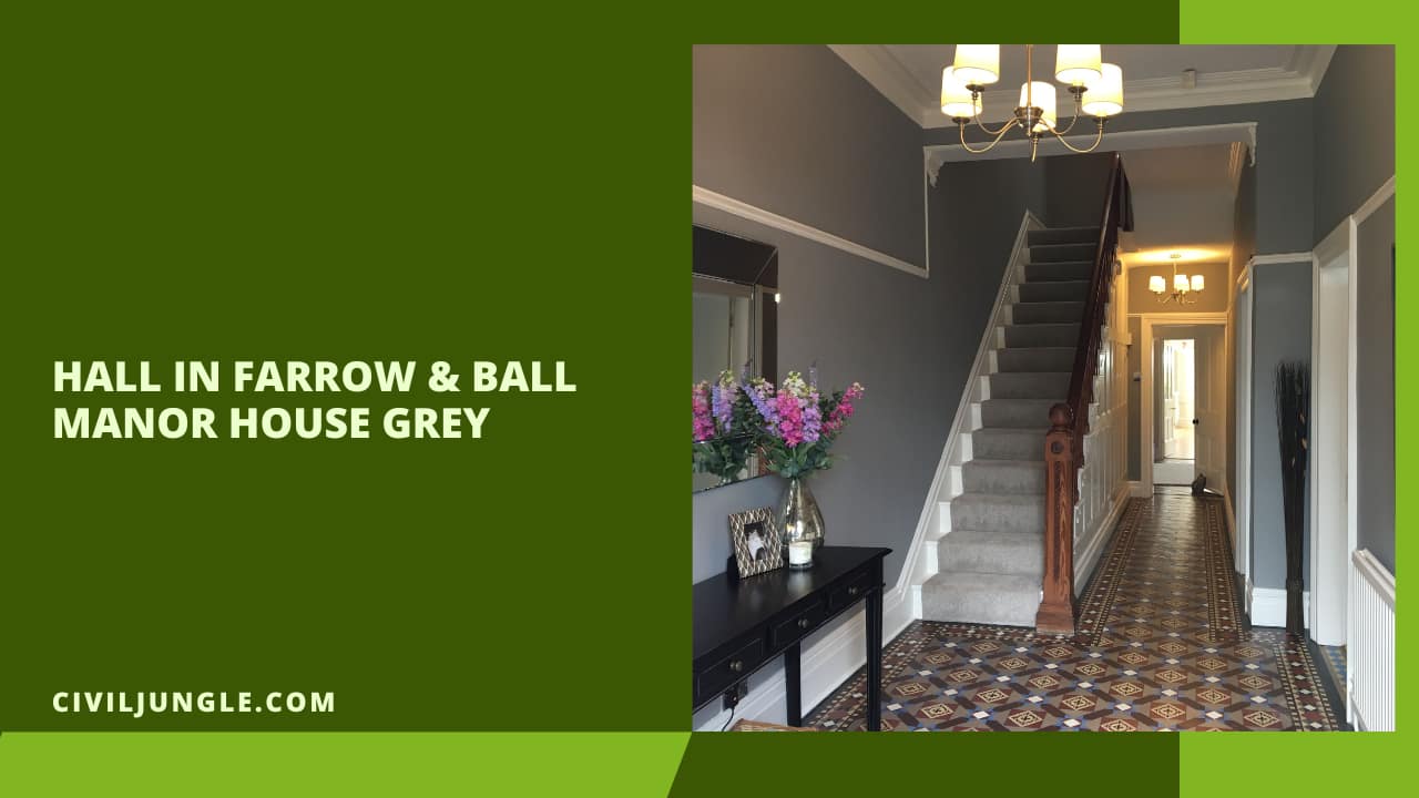Hall in Farrow & Ball Manor House Grey