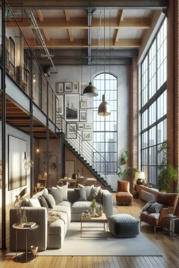 Top 40 Loft Living Room Ideas