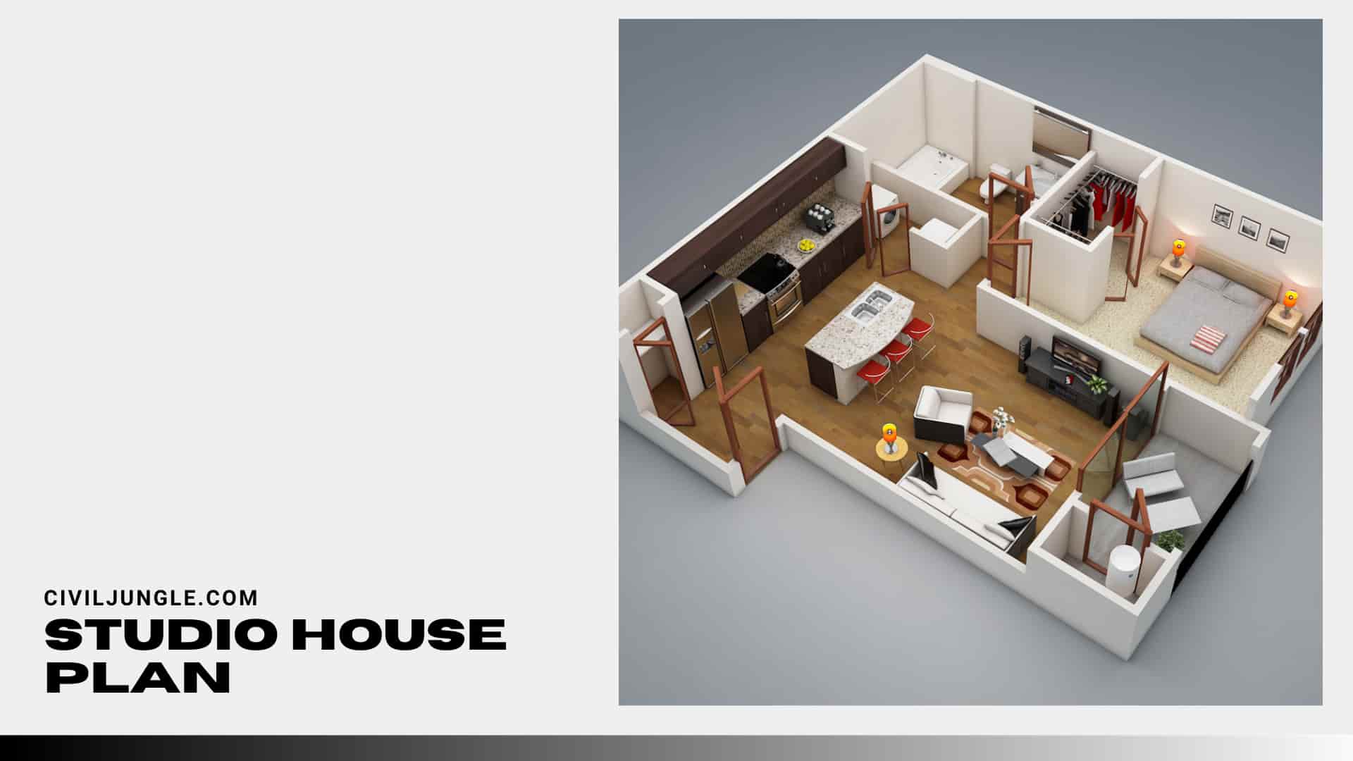 Studio House Plan