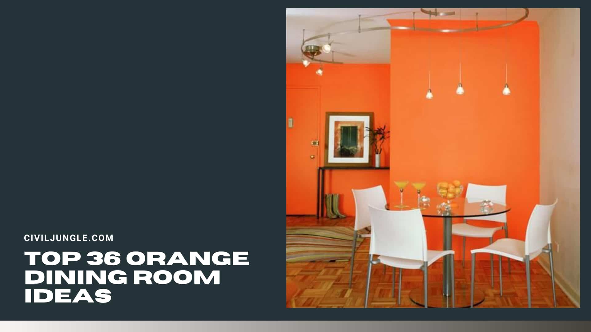 Top 36 Orange Dining Room Ideas