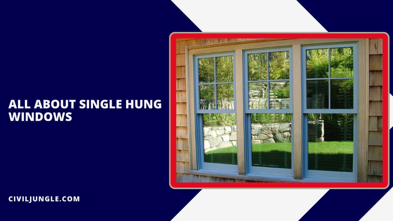 all about Single Hung Windows