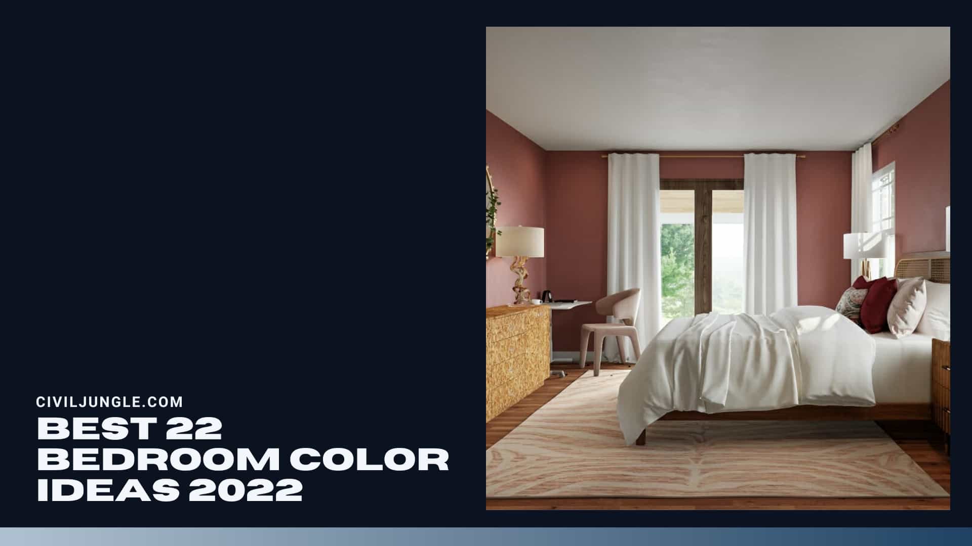 Cele mai bune idei de culori pentru 22 de dormitoare 2022