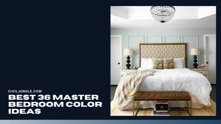 Best 36 Master Bedroom Color Ideas