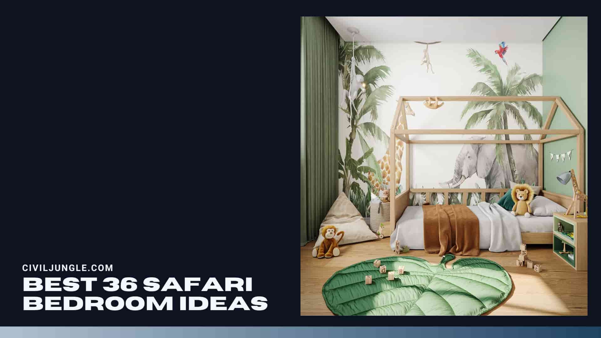 Cele mai bune 36 de idei de dormitor Safari