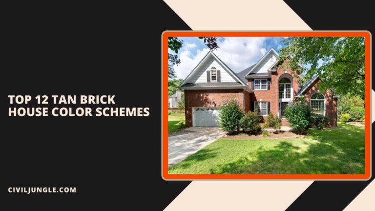 Top 12 Tan Brick House Color Schemes