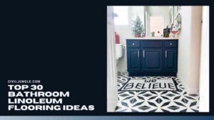 Top 30 Bathroom Linoleum Flooring Ideas