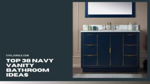 Top 38 Navy Vanity Bathroom Ideas