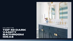 Top 40 Dark Vanity Bathroom Ideas