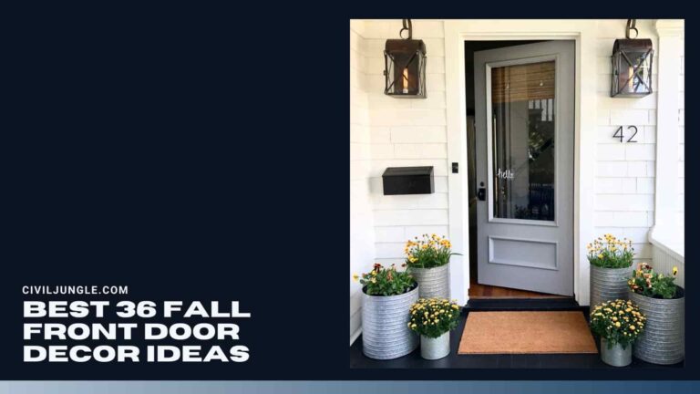 Best 36 Fall Front Door Decor Ideas