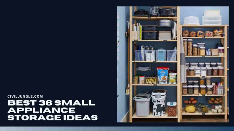 Best 36 Small Appliance Storage Ideas