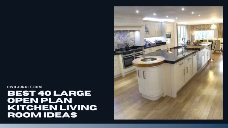 Best 40 Large Open Plan Kitchen Living Room Ideas