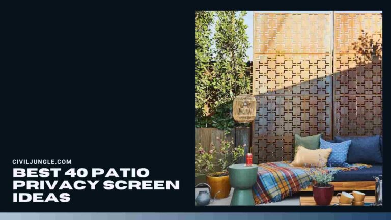 Best 40 Patio Privacy Screen Ideas