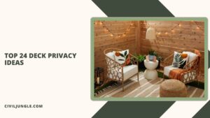 Top 24 Deck Privacy Ideas