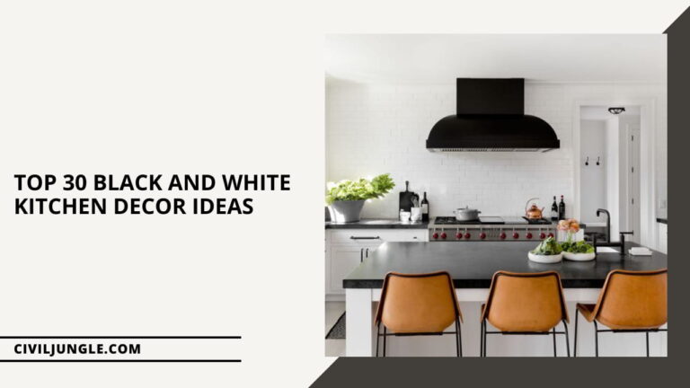Top 30 Black and White Kitchen Decor Ideas