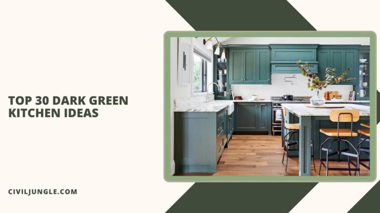 Top 30 Dark Green Kitchen Ideas