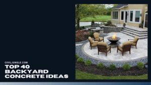 Top 40 Backyard Concrete Ideas