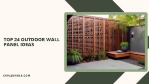 Top 24 Outdoor Wall Panel Ideas
