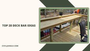 Top 28 Deck Bar Ideas