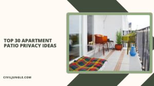 Top 30 Apartment Patio Privacy Ideas