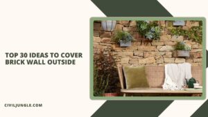 Top 30 Ideas to Cover Brick Wall Outside