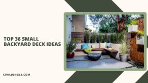 Top 36 Small Backyard Deck Ideas
