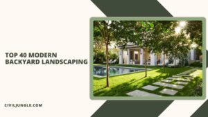 Top 40 Modern Backyard Landscaping