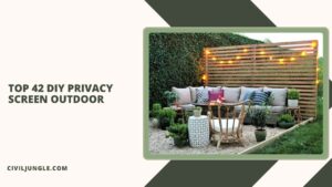Top 42 Diy Privacy Screen Outdoor