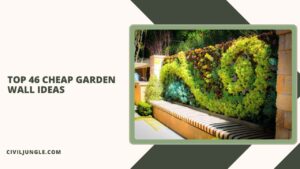 Top 46 Cheap Garden Wall Ideas