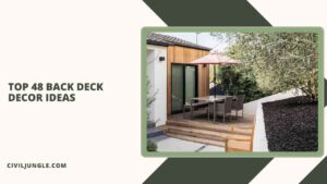 Top 48 Back Deck Decor Ideas