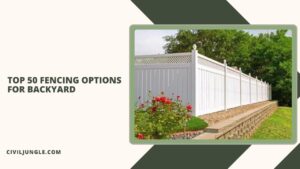 Top 50 Fencing Options for Backyard
