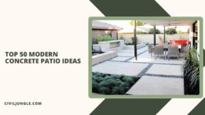 Top 50 Modern Concrete Patio Ideas