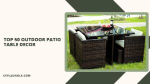 Top 50 Outdoor Patio Table Decor
