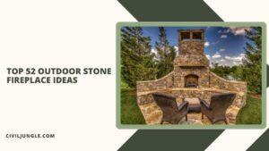 Top 52 Outdoor Stone Fireplace Ideas